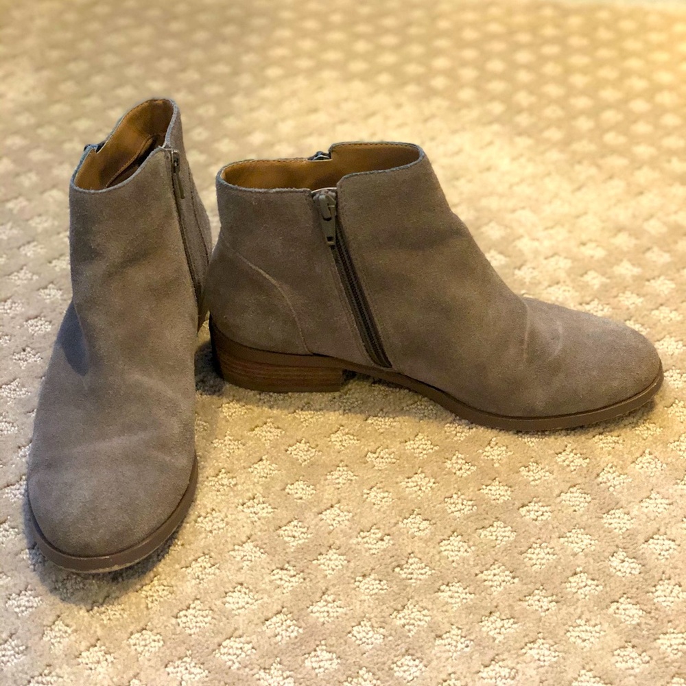 Sole Society Suede ankle booties